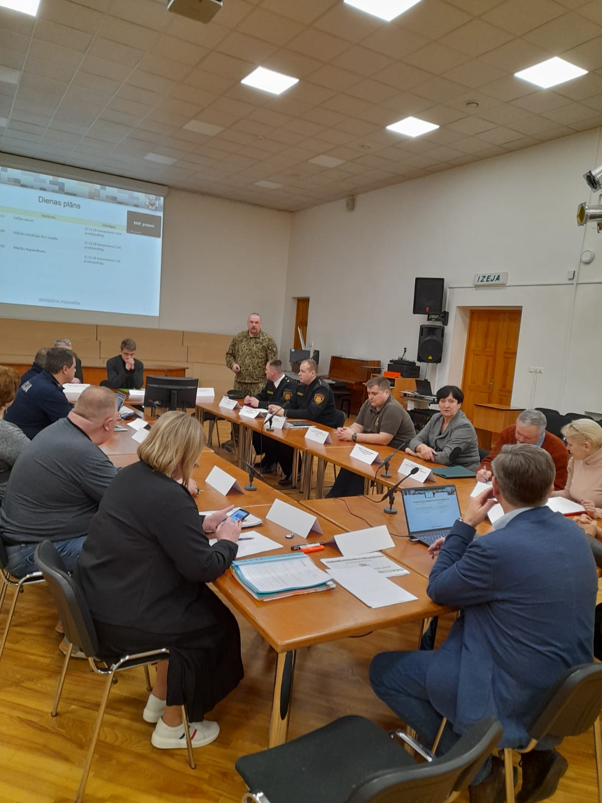 Civilās aizsardzības komisijas mācības Pilskalns 