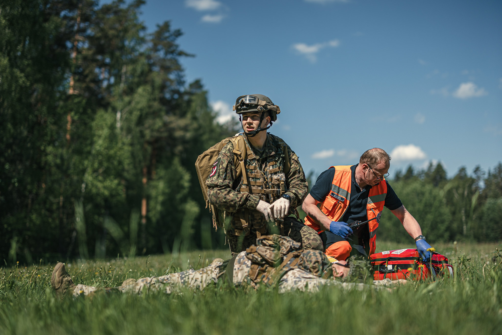 NMPD un Zemessardze militaras medicinas macibas Ausma