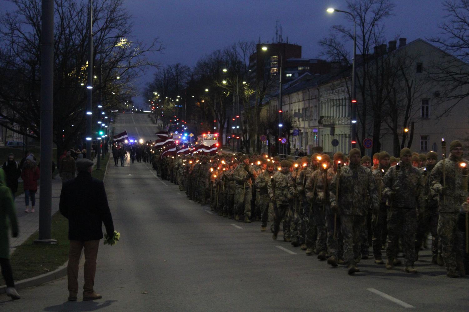 Lāčplēša diena Rēzeknē 2018