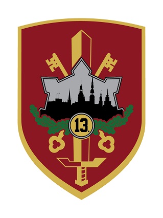 Zemessardzes 13.kājnieku bataljona logo