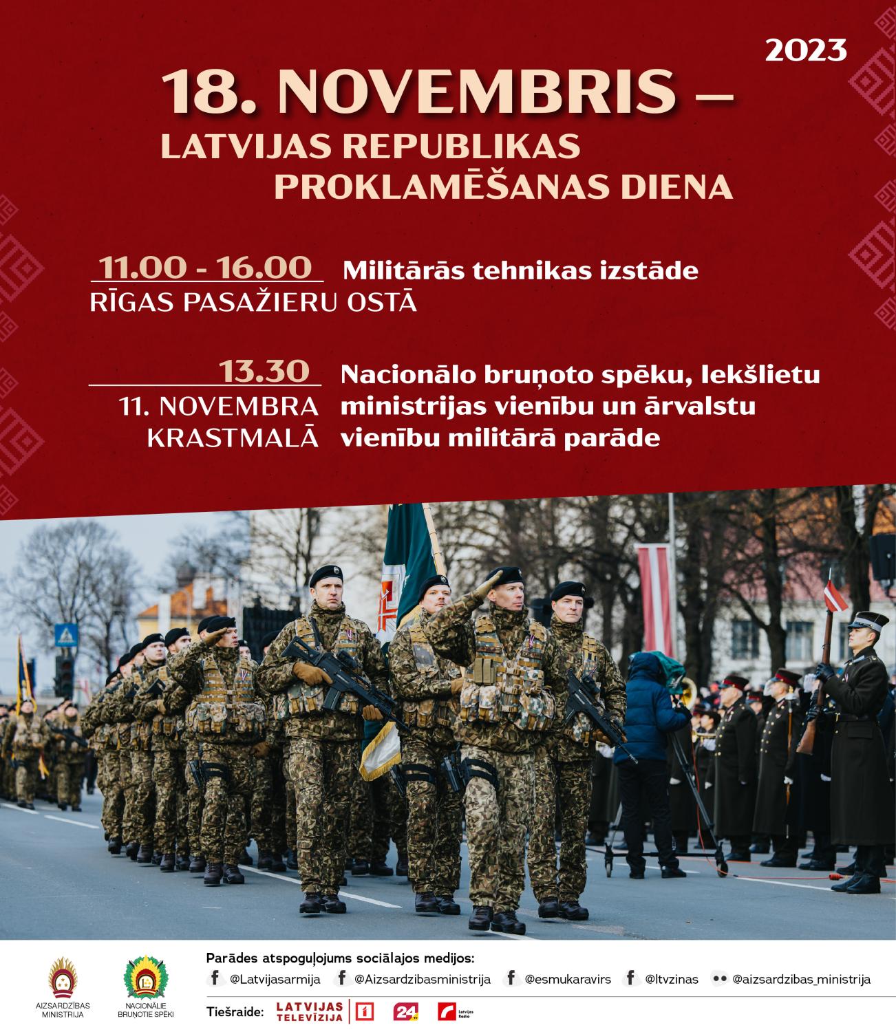 18.novembra pasākumu afiša