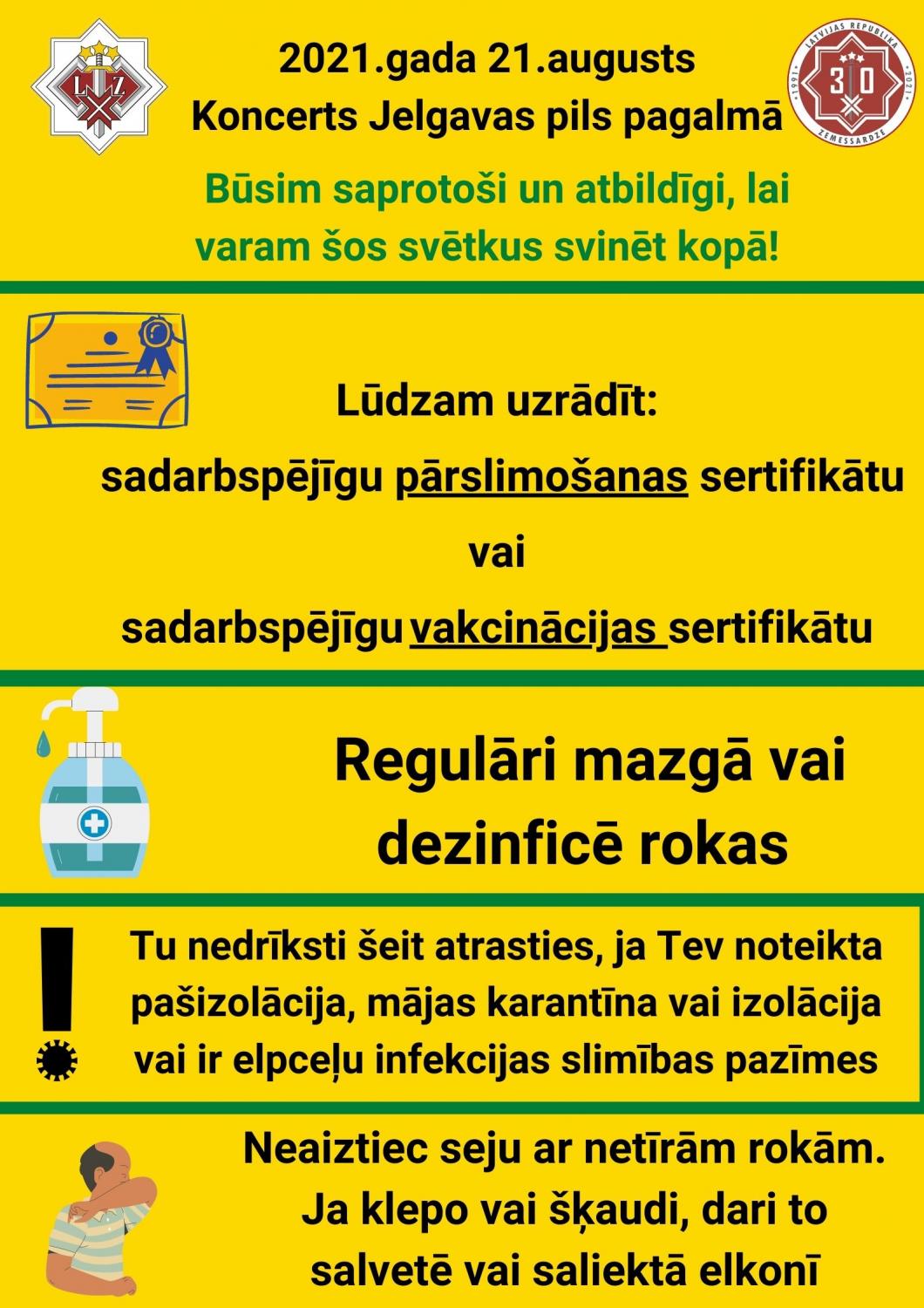 Covid izplatības ierobežojumi izstādes laikā