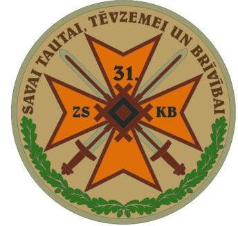 Zemessardzes 31.kājnieku bataljona logo