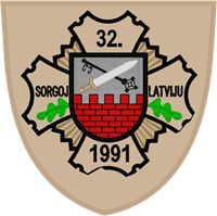 Zemessardzes 32. kājnieku bataljona logo