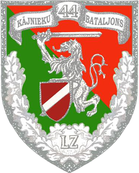 Zemessardzes 44.kājnieku bataljona logo