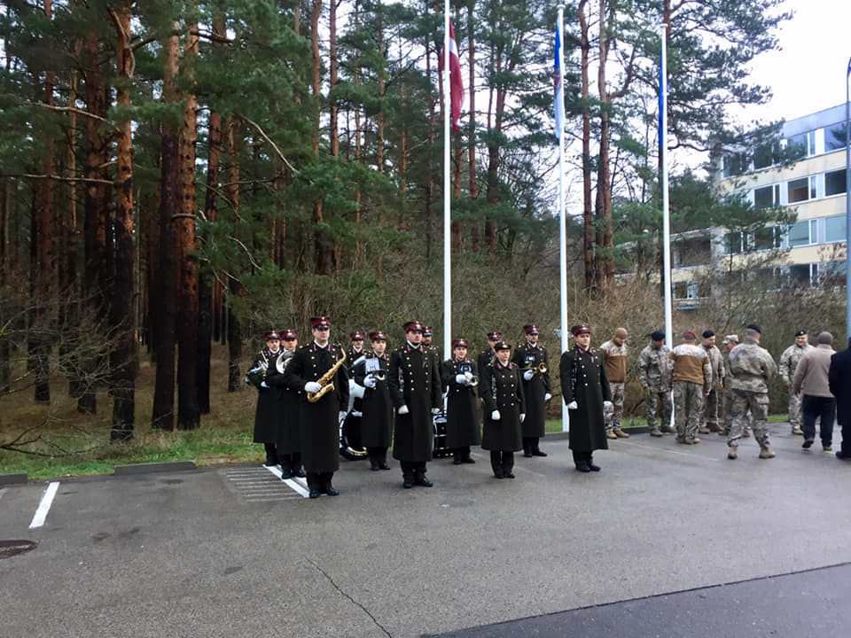 orķestris 1RBde maiņas ceremonijā