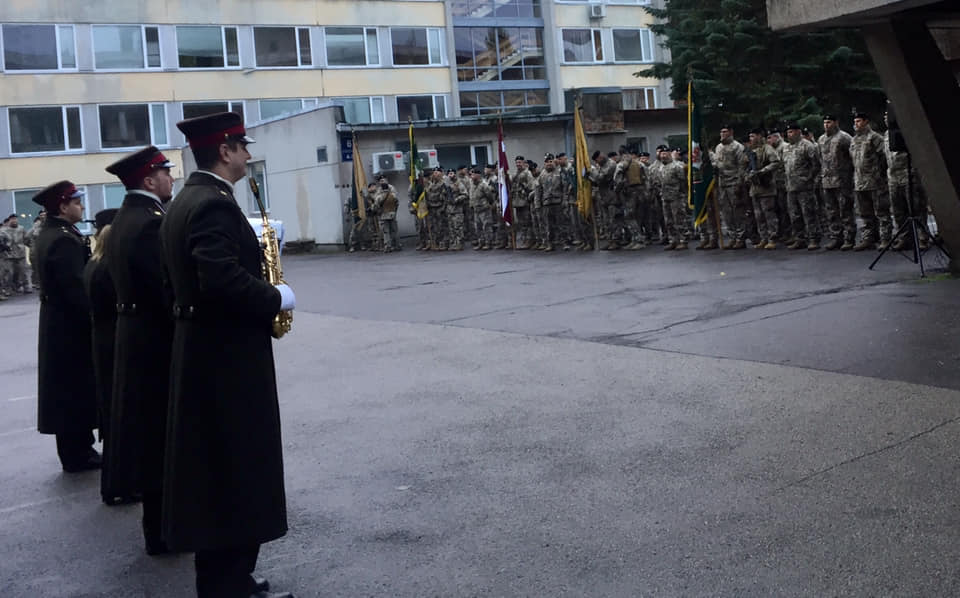orķestris 1RBde maiņas ceremonijā 1