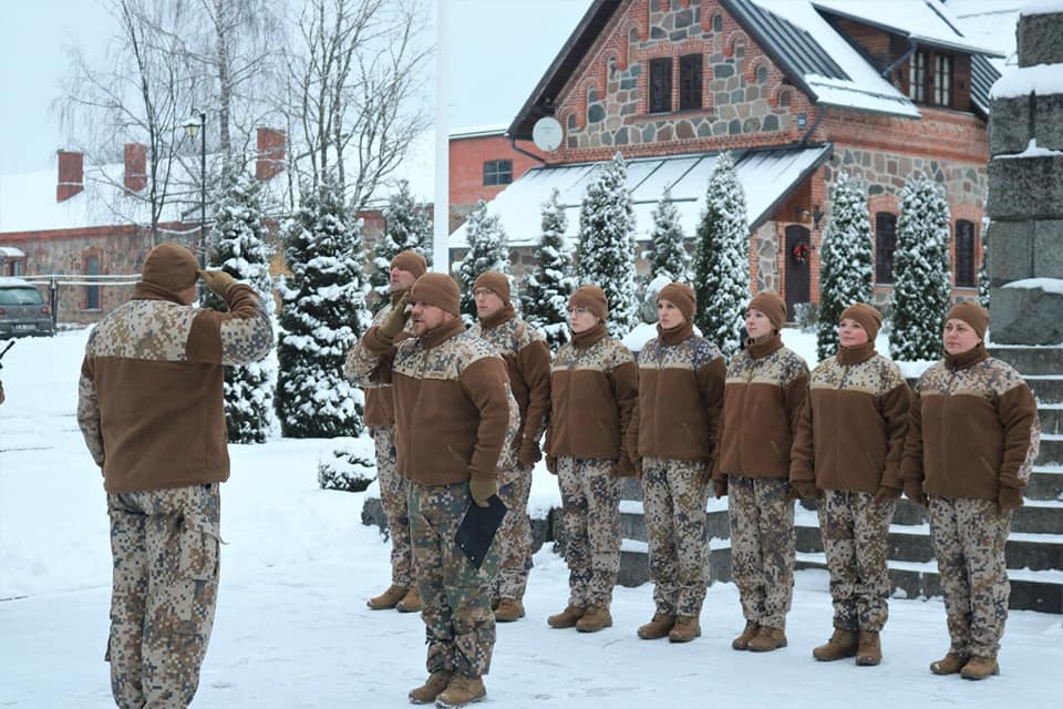 Gulbenē jaunie zemessargi dod svinīgo zvērestu