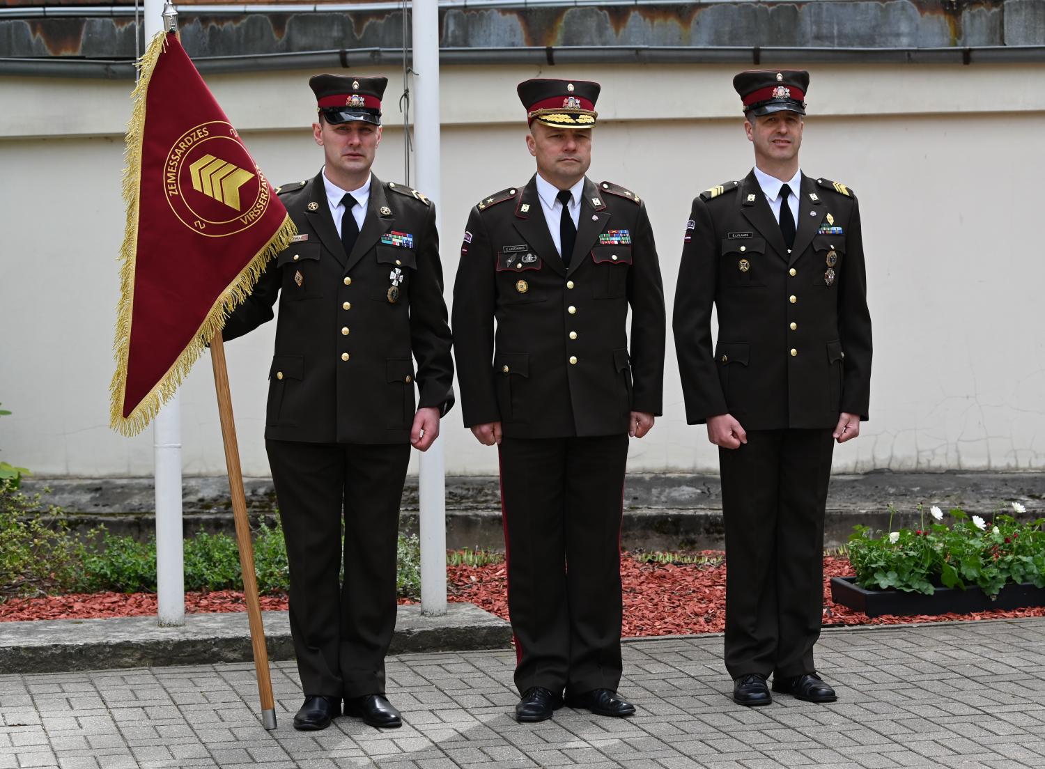 Zemessardzes galvenā virsseržanta maiņas ceremonija