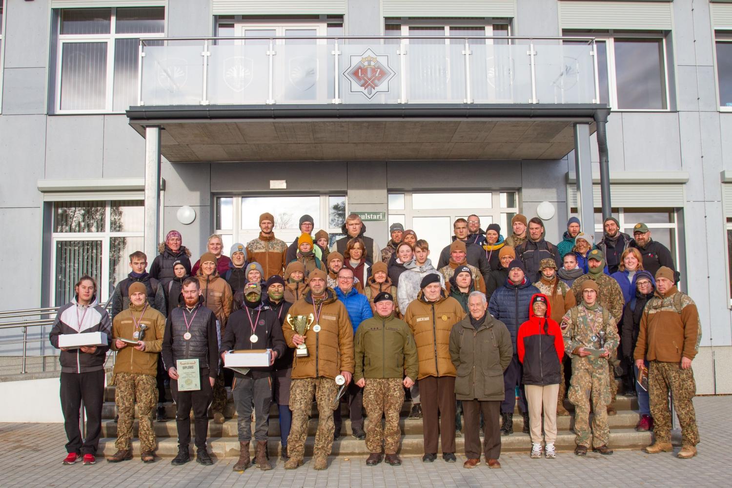 Zemessardzes 4.Kurzemes brigādes Izaicinājums Mežaine 2023 dalībnieki