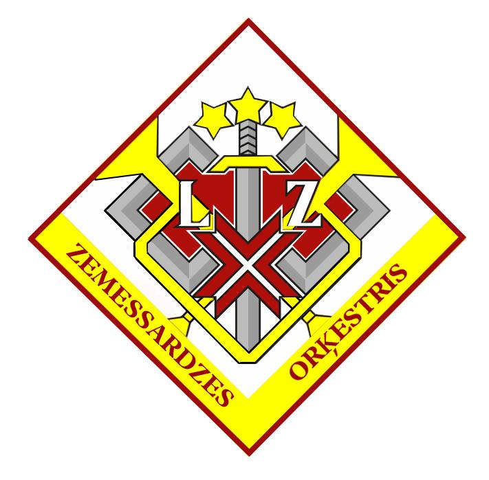 Zemessardzes orķestra logo