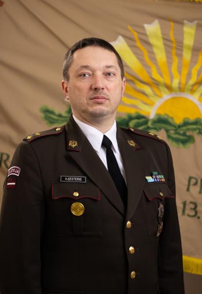 Zemessardzes 13. kājnieku bataljona komandieris Armands Ķesteris