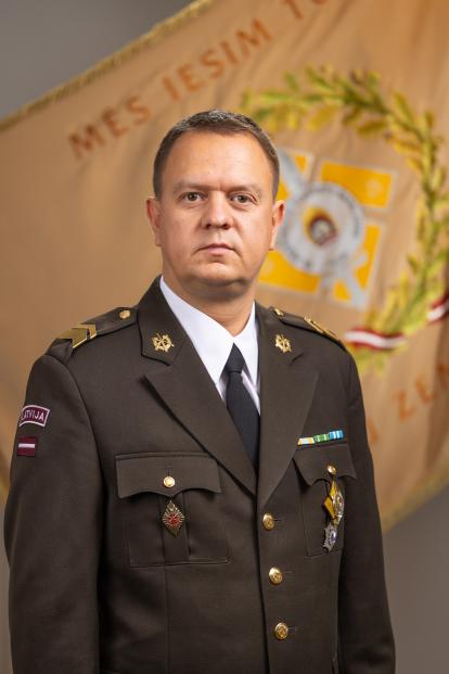 štāba virsseržants Jānis Damškalns