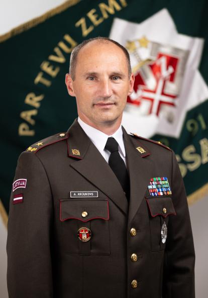 Ainārs Ozoliņš Brigādes ģenerālis Aivars Krjukovs